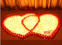  Романтические свечи Valentine's Day